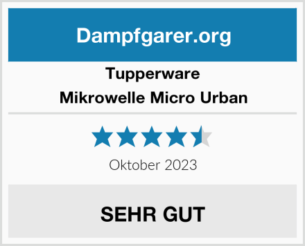 Tupperware Mikrowelle Micro Urban Test