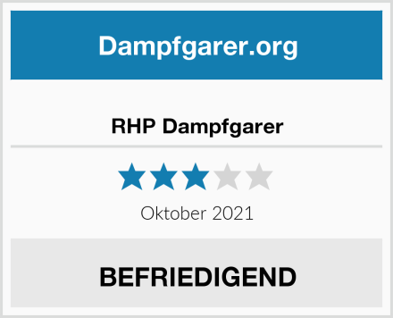 RHP Dampfgarer Test